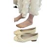 French Low-heeled Mary Jane Evening Single Shoes Women's 2025 New Flat-bottomed Versatile Skirt Grandma Shoes Mother Ladyshoes