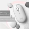 Logitech Pebble M350 Wireless Mouse Bluetooth-compatible 5.2+2.4G Dual Mode Silent Usb Receiver