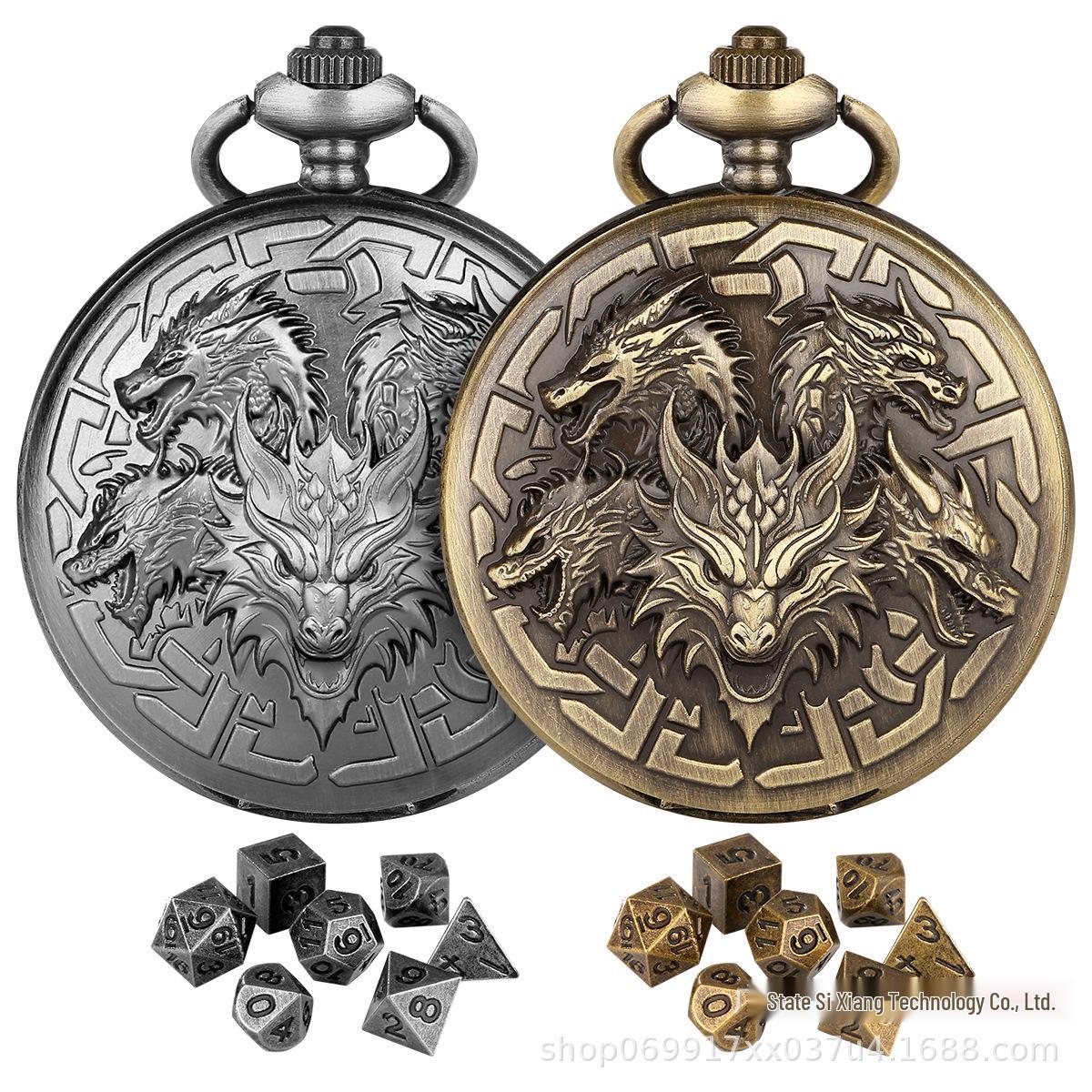 6MM Metal Mini Polyhedral Dice Set for Dungeons & Dragons - 7 Piece Board Game Dice
