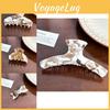Chic Elegant And Acetate Hair Claw Clips In Retro Milk Coffee Color Stunning Hair Accessory For Women