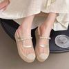 Fashion Slippers Casual Women's Shoes With Platform On A Wedge Slides Cover Toe Pantofle Luxury Summer Soft 2025 Fashion Slippers Women