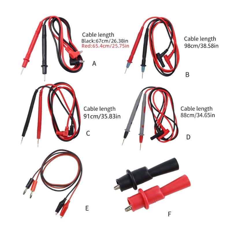 1000V 20A 10A Digital Multimeter Sample Test Leads Pin Needle Tip MultiMeter Tester Leads Probes Wire Pen Cable