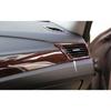 2010-15 Car Console L&R Air Outlet Vent Cover Trim Red Wood Grain For BMW X1 E84