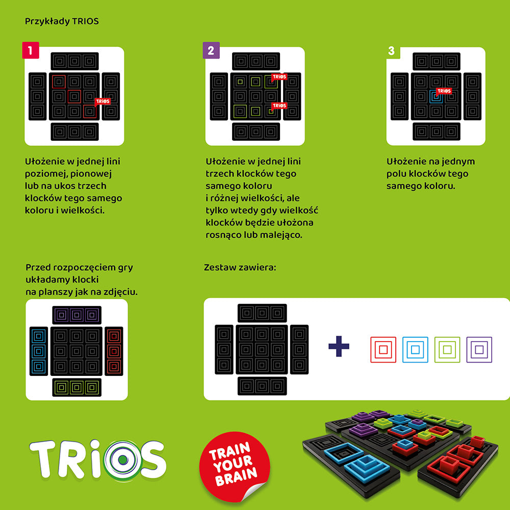 Hra Tic Tac TRIOS - Anglická verze