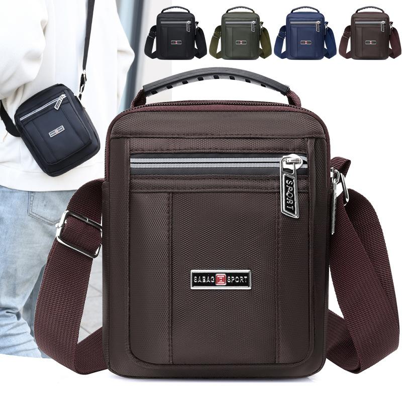 Shoulder Bag Men's Messenger Bag Backpack Casual Waterproof Nylon Bag Travel Bag Trendy Fashion Men's Bag