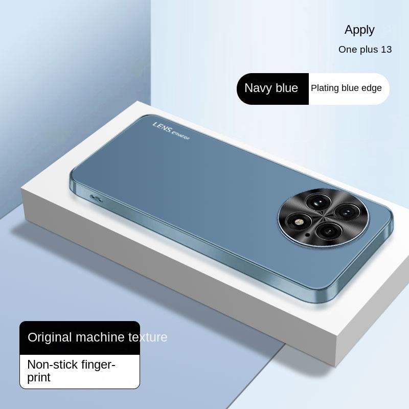 For OnePlus 13 Case Hard AG Matte Plating Lens Protective Back Cover Cases For OnePlus 13T 13R 12 12R 11R Full Cover Phone Shell