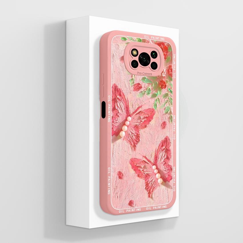 Phone Case For Xiaomi Poco X3 X5 X6 X7 C40 C50 C51 C55 C71 C75 Cute Cat Soft Covers Lens Protection Liquid Silicone Anti Slip Shell For Xiaomi Housing