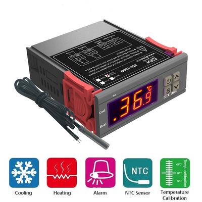 STC-1000 Digitální regulátor teploty Termostat Termoregulátor líheň Relé Vytápění Chlazení STC 1000 12 24V 220V STC1000