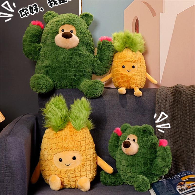 Cute Cactus Pineapple Plush Toy Creative And Funny Long Plush 18cm/0.1kg