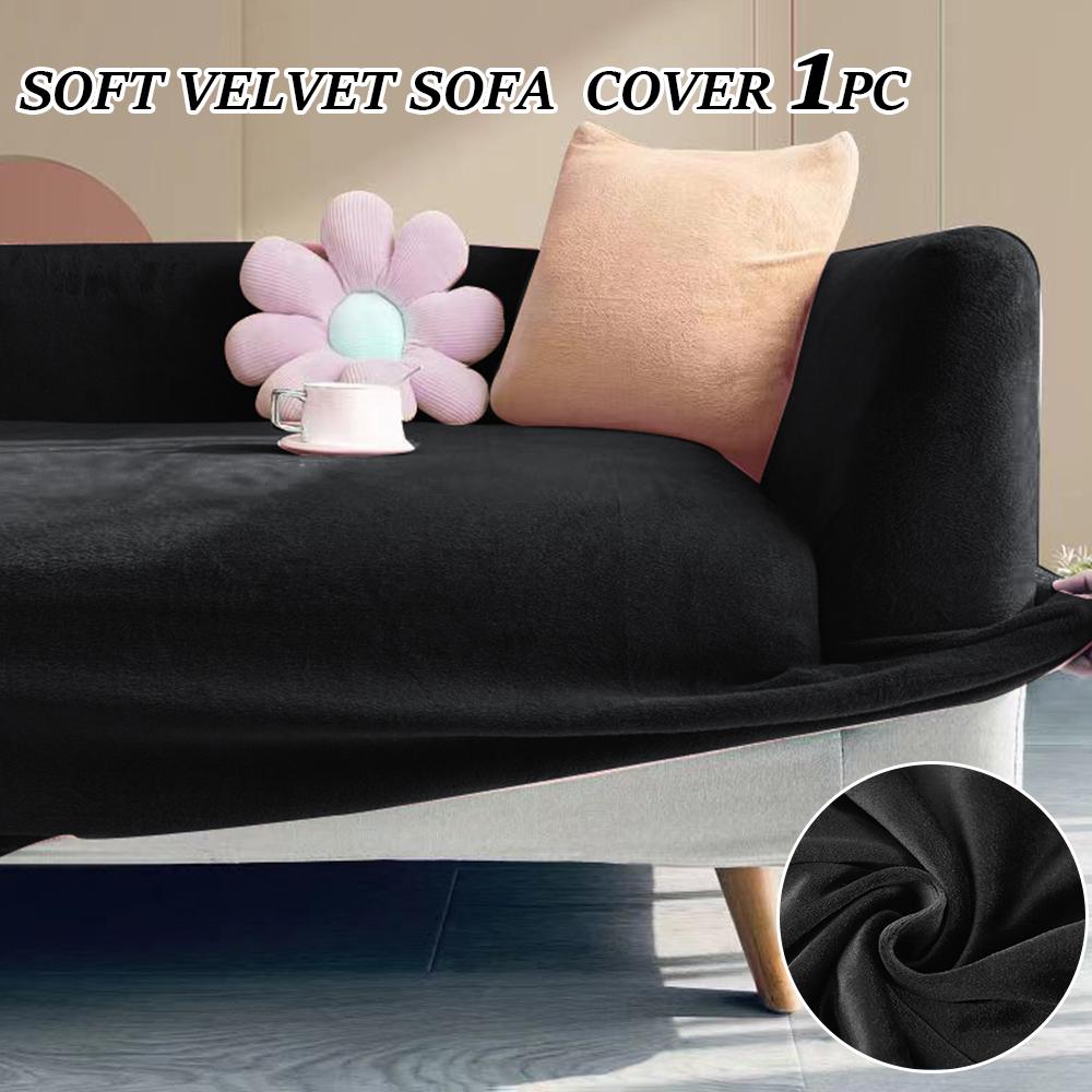 L-förmiger L-förmiger Matratzenschoner für Schlafsofa Muss umwickelt sein Für das Wohnzimmer Gedacht Ausziehbar Strapazierfähiges Plüschtextil Das Komplett-Sofa 2 Stück pro Packung Small 90-140cm 1pc