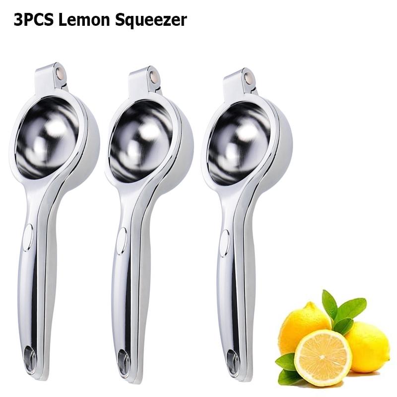 Lemon Squeezer Manual Citrus Juicer Stainless Steel Lime Squeezer Lemon Juicer Squeezer Lemon Pressing Juicer Easy  to Clean