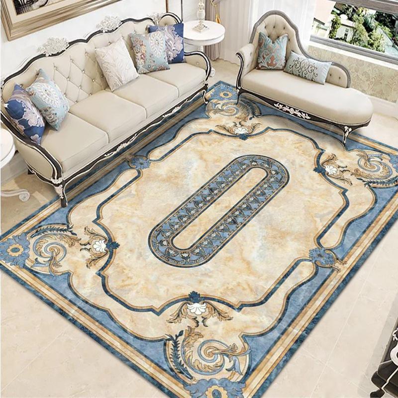 Printed Chinese Carpet, Classical Living Room Home Carpet, Bedroom Coffee Table Floor Mat Study Window Large Area Carpet