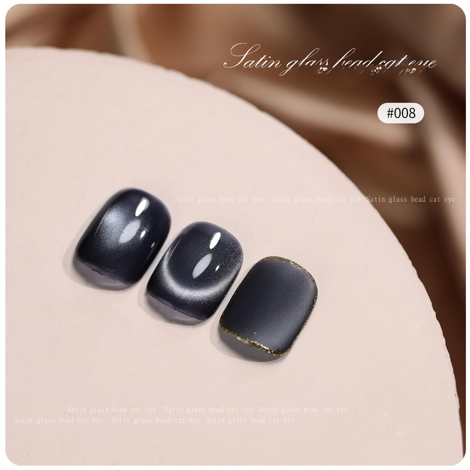 

Нейл-арт стеклянные бусины кошачий глаз нейл-арт лунный белый кристалл кошачий глаз гель-лак для ногтей