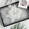 White Lace Feather Bead Embroidery Decal Clothing Luggage Dress Hair Accessories Decorative Cloth Stickers Accessories