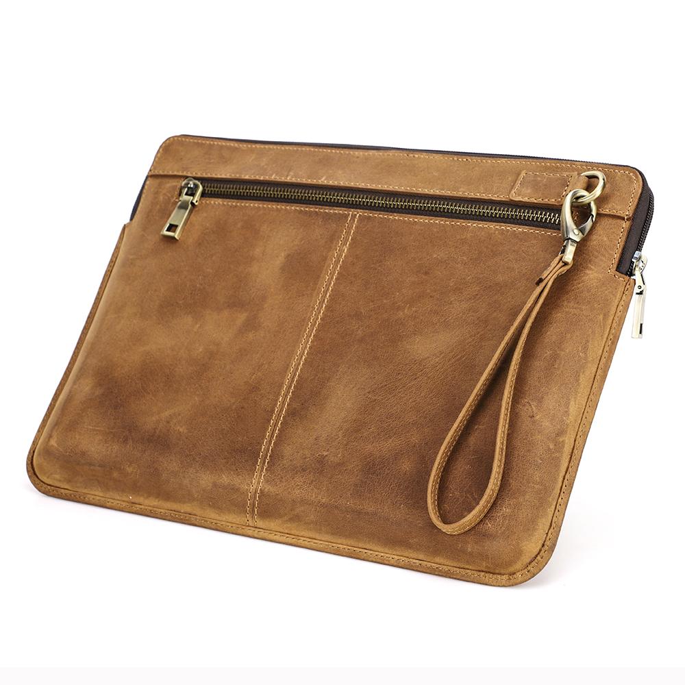 

Genuine Leather Laptop Sleeve Case For Macbook Air 13 14 Pro 13.3 14.2 16.2 M1 M2 M3 M4 Cover for Mac book Pro 16 Laptop Bag Air 13.6 A2681 A3113 коричневий