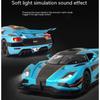 1/24 Scale Koenigsegg One Collectible Ornament with Sound, Light, and Feedback Function , Alloy Sports Car Toy Gift for Boys