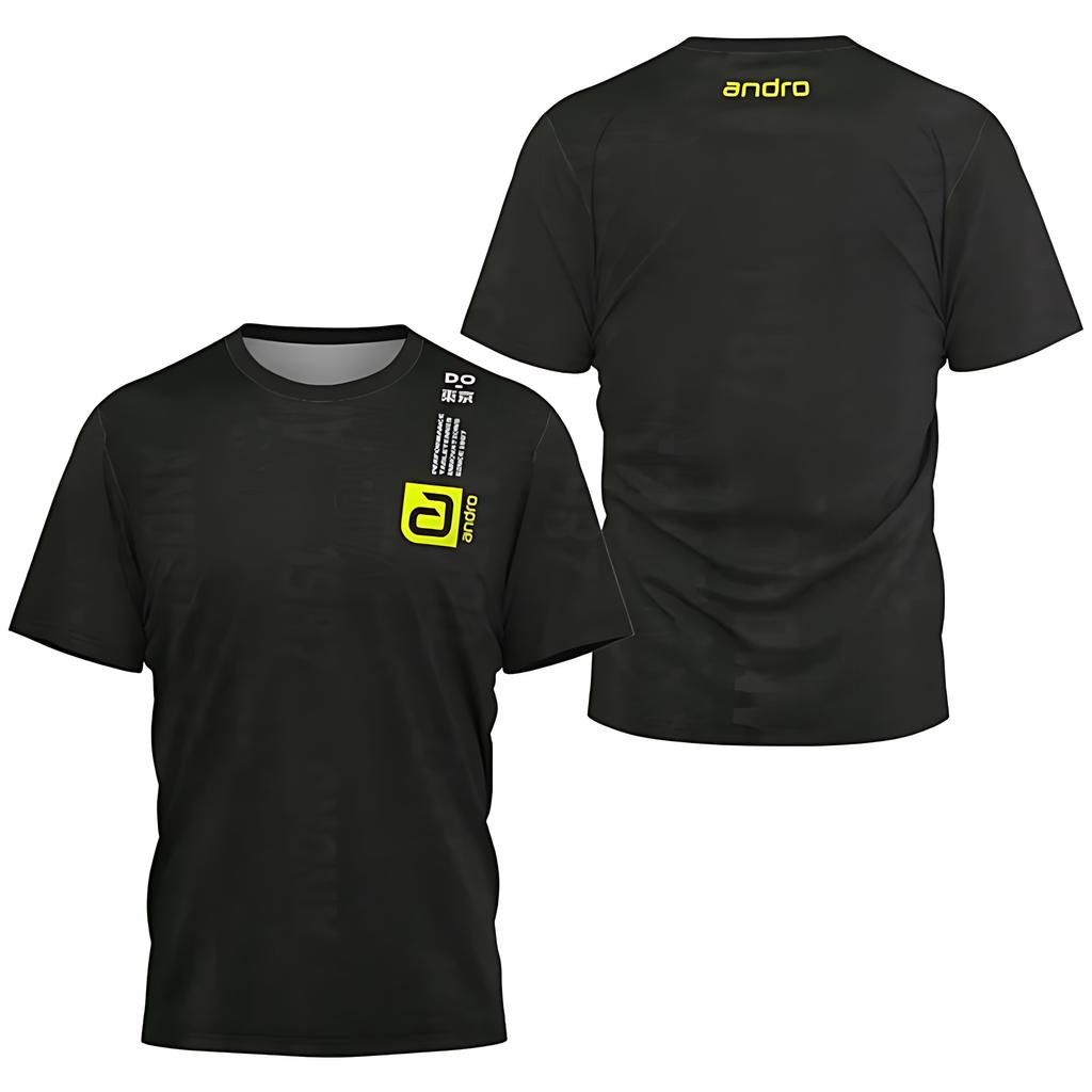 Summer 2026 Best-selling Badminton and Table Tennis Club Men's 3D Printed Short Sleeved T-shirt