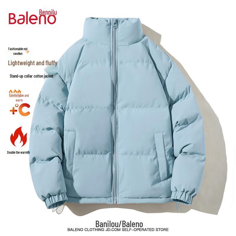 

Baleno Men s Stand Collar Thick Winter Puffer Jacket 4XL
