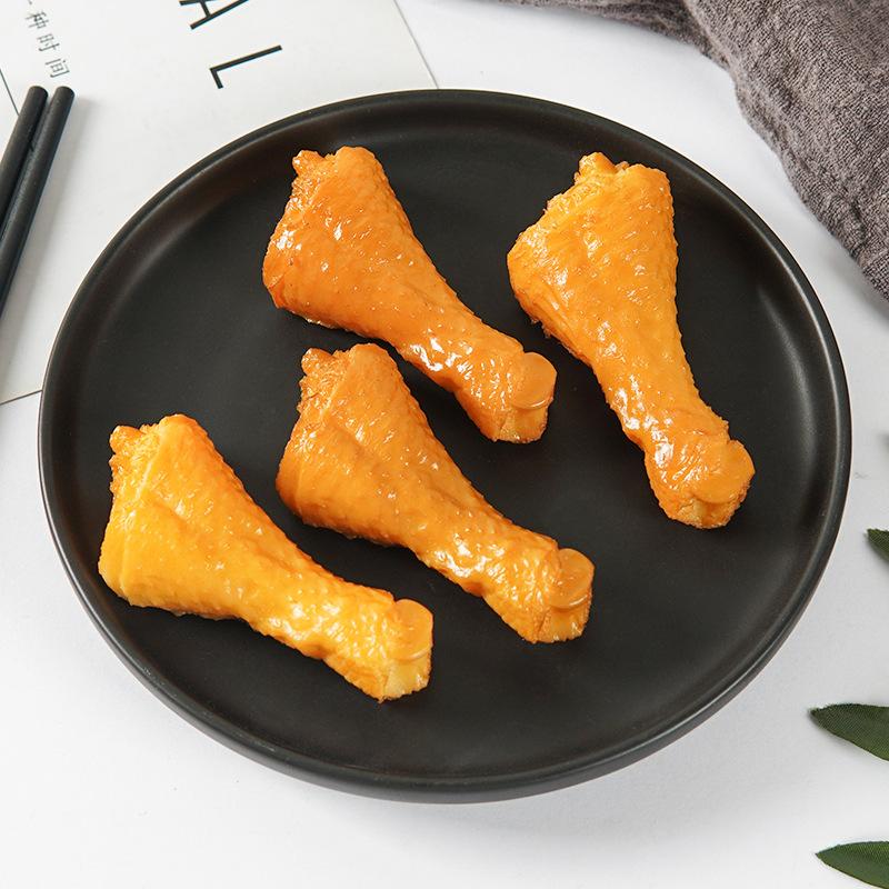 6PCS Simulation Chicken Legs Chicken Claws Fake Food Meat Model Props Shop Sample Window Decoration Wedding Party Home Decor