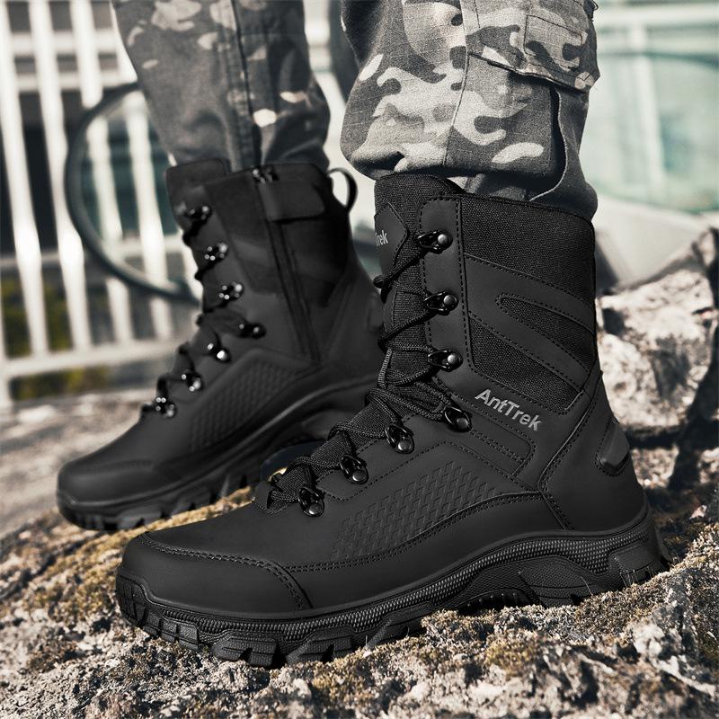 2025 High-Top Delta Desert Tactical Boots - Hiking, Mountaineering, and Combat Shoes