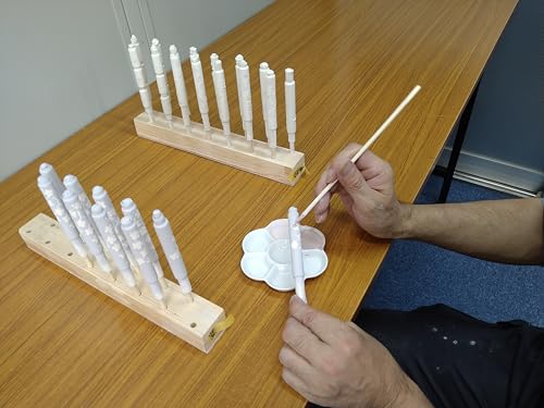 Kiyoteru Craft Porcelain Cap-Style Ballpoint Pen, Cherry Blossom Design, Reddish Brown, CLJ_TBP_209