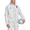 adidas Jackets Men's White Stand Collar Moderate Other IC1577