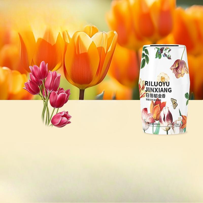 

Ароматерапия Стойкий аромат Аромат для ванной комнаты Освежитель воздуха для дома Туалетные духи Стойкий аромат Sunset Tulip