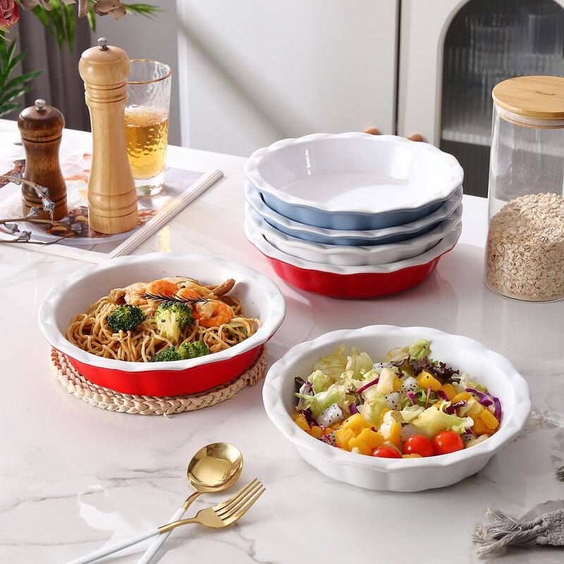 9-inch Ceramic Lace Pie Plate
