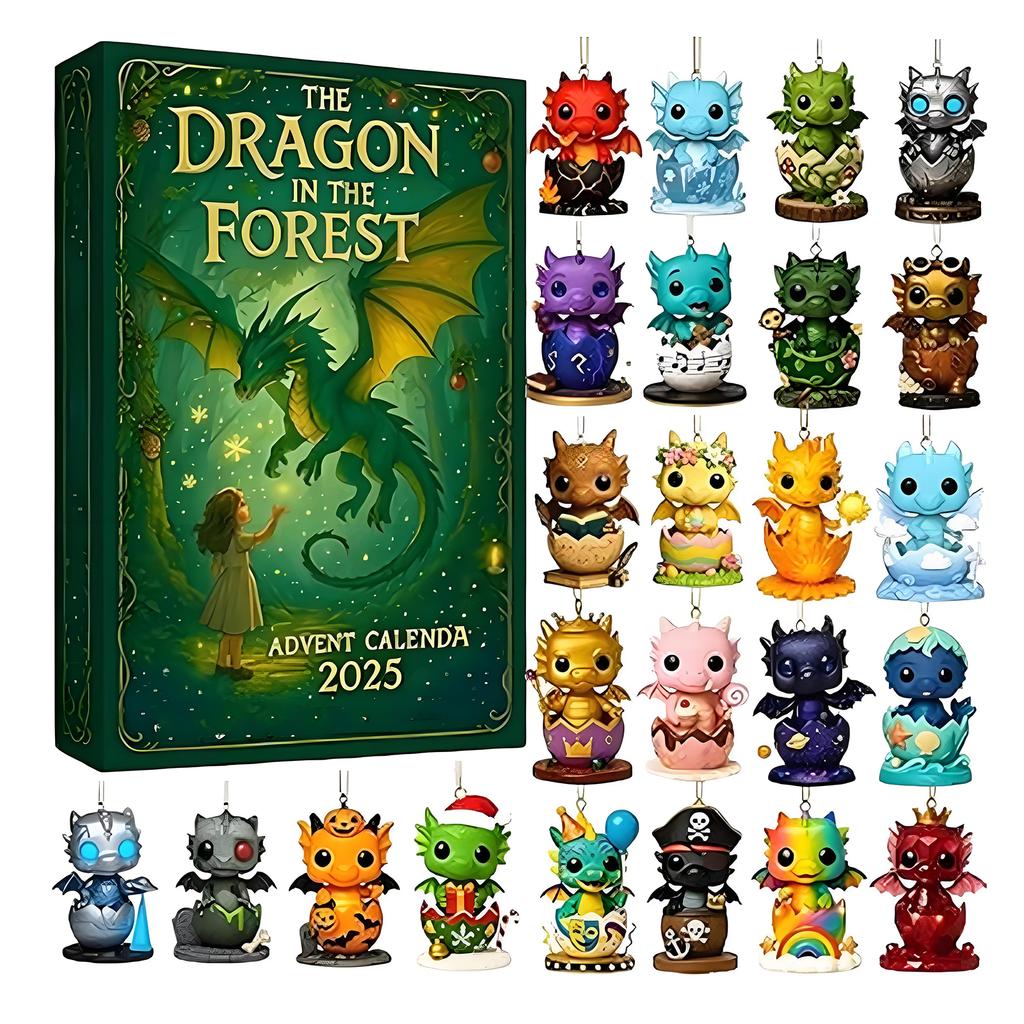 Christmas Holiday Advent Calendar Calendar 2D Acrylic Cat Dog Countdown Calendar Xmas Tree Pendent Ornament for Animals Lovers