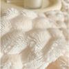 New 3D Shaped Jacquard Blanket Lamb Fleece Coral Fleece Double Sided Blankets Autumn Winter Seasons Warm Comfortable Nap Quilt