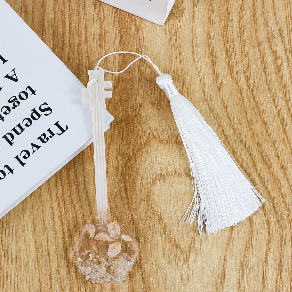 Silicone Bookmark Mold DIY Bookmark Mould for Resin Casting Including Feather Musical Instrument Pipa Shape #470562