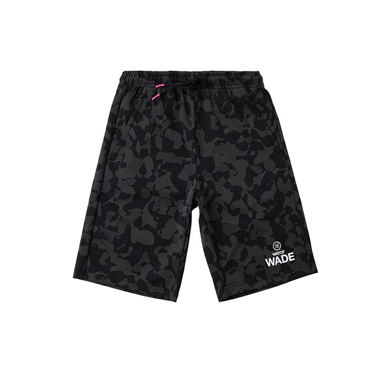 Li Ning Sports Fashion Collection Casual Shorts Men s Black Moderate AKSQ037-1 S