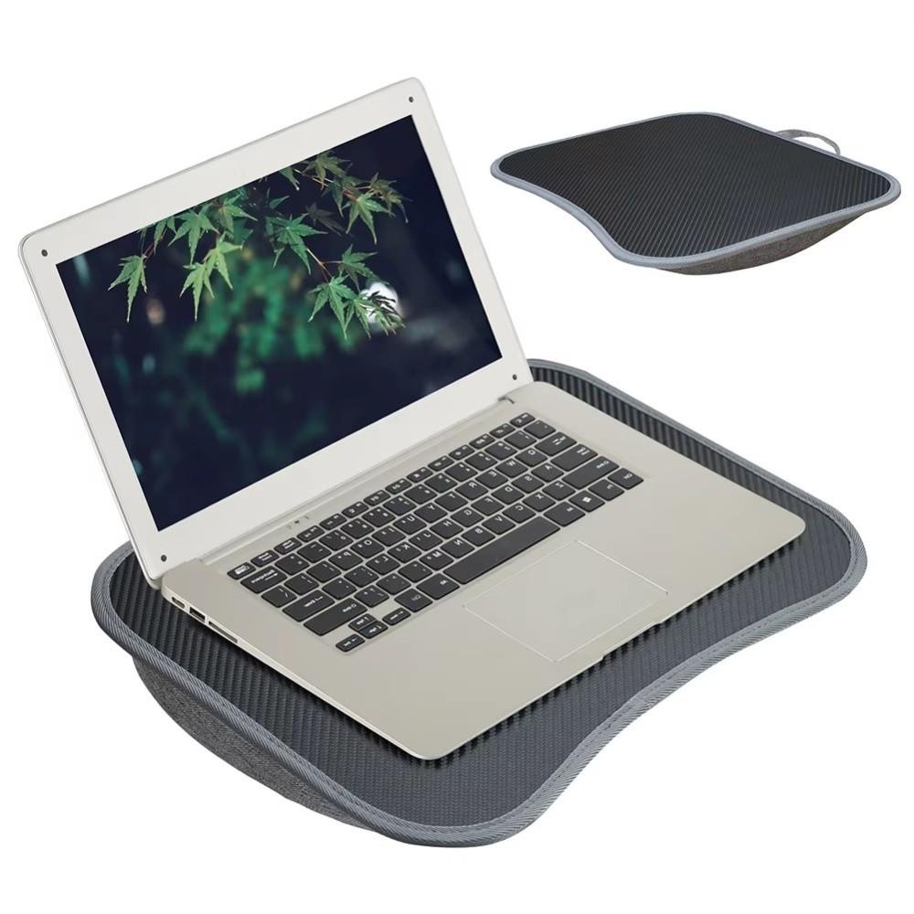 Foam Particles Filled Small Laptop Desk Writing Padded Tray Portable Laptop Lap Desk with Pillow Cushion Bed Table