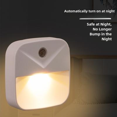 LED Night Light With Motion Sensor Light EU Plug Socket Lamps Children Night Lights Wireless Wall Bedside Bedroom Night Lamp
