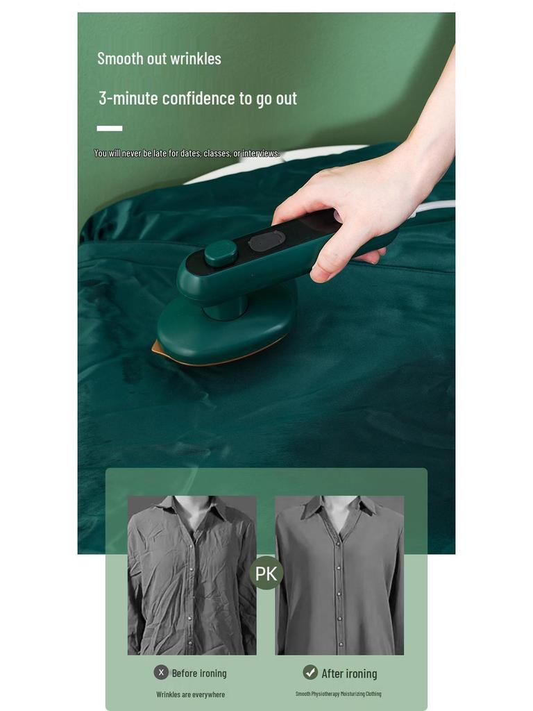 Portable Mini Garment Steamer: Handheld Multifunctional Electric Iron for Household Use