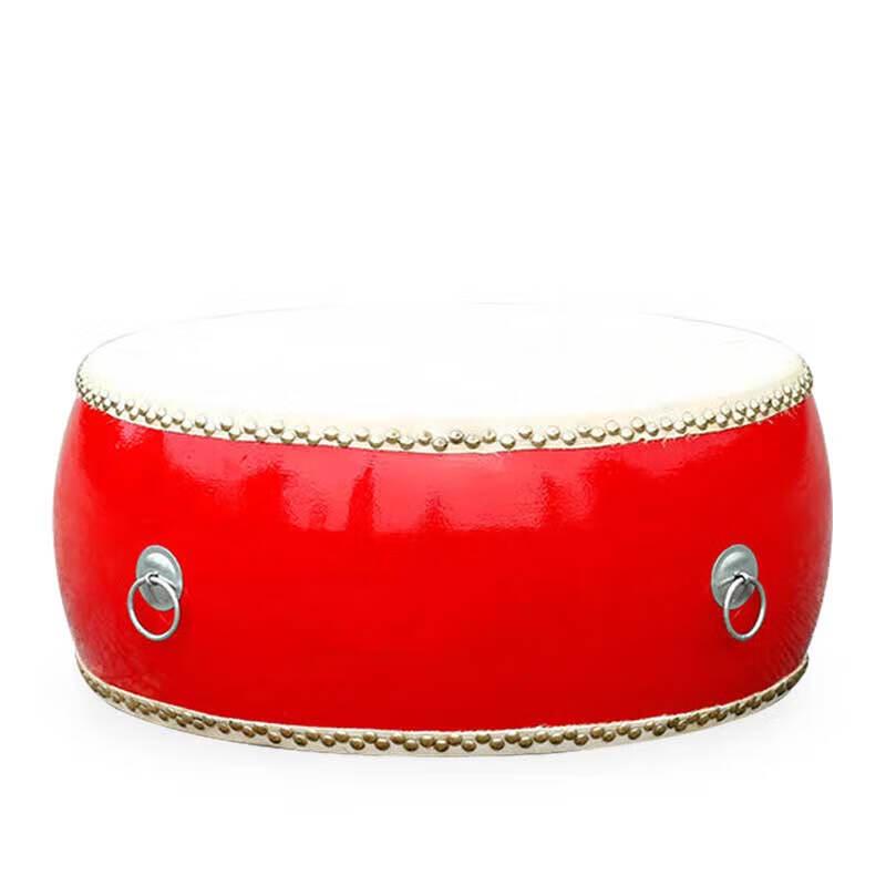 60cm Red Cowhide Performance Drum