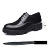Men's Invisible Heighten Elevator Shoes Insole Sports Sneakers Taller Size 44 Comfortable Breathable Leather Footbed