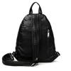 Backpack Casual soft leather schoolbag Travel small backpack