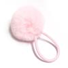 Imitation Rex Rabbit Fur Scrunchie: Cute, Versatile Pom-Pom Elastic Hair Tie In Matching Colors