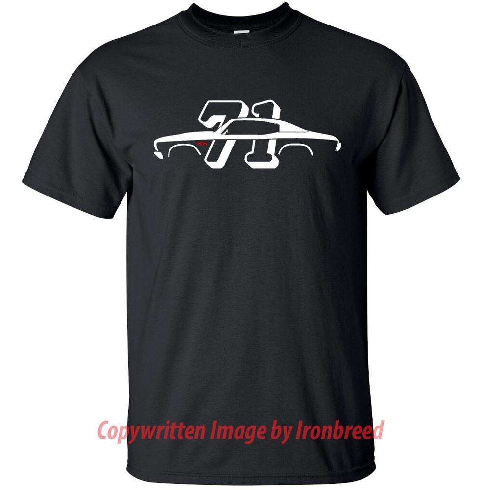 

1971 CHEVELLE SS T-Shirt Muscle Car Silhouette 71 350 396 402 LS5 LS6 454 4XL