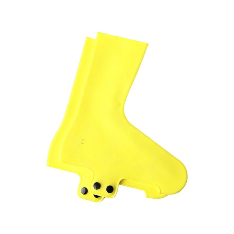 

Water Resistant Silicones Cycling Footwear Protectors Antislip Rain Boot For Road Biking Guard From Mud Rain And Harm S жёлтый