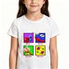 Game Pikmin Cartoon Children's T-Shirt 100% Cotton Funny Casual Kids Tops Graphic Printing Tees O-Neck Short Sleeve Summer Wear