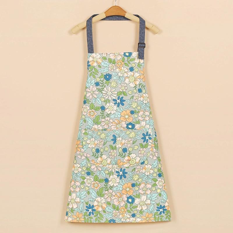 

1 шт. фартук модный холст водонепроницаемый утолщенный грязеотталкивающий фартук садовая рабочая одежда фартуки кухонные принадлежности OneSize