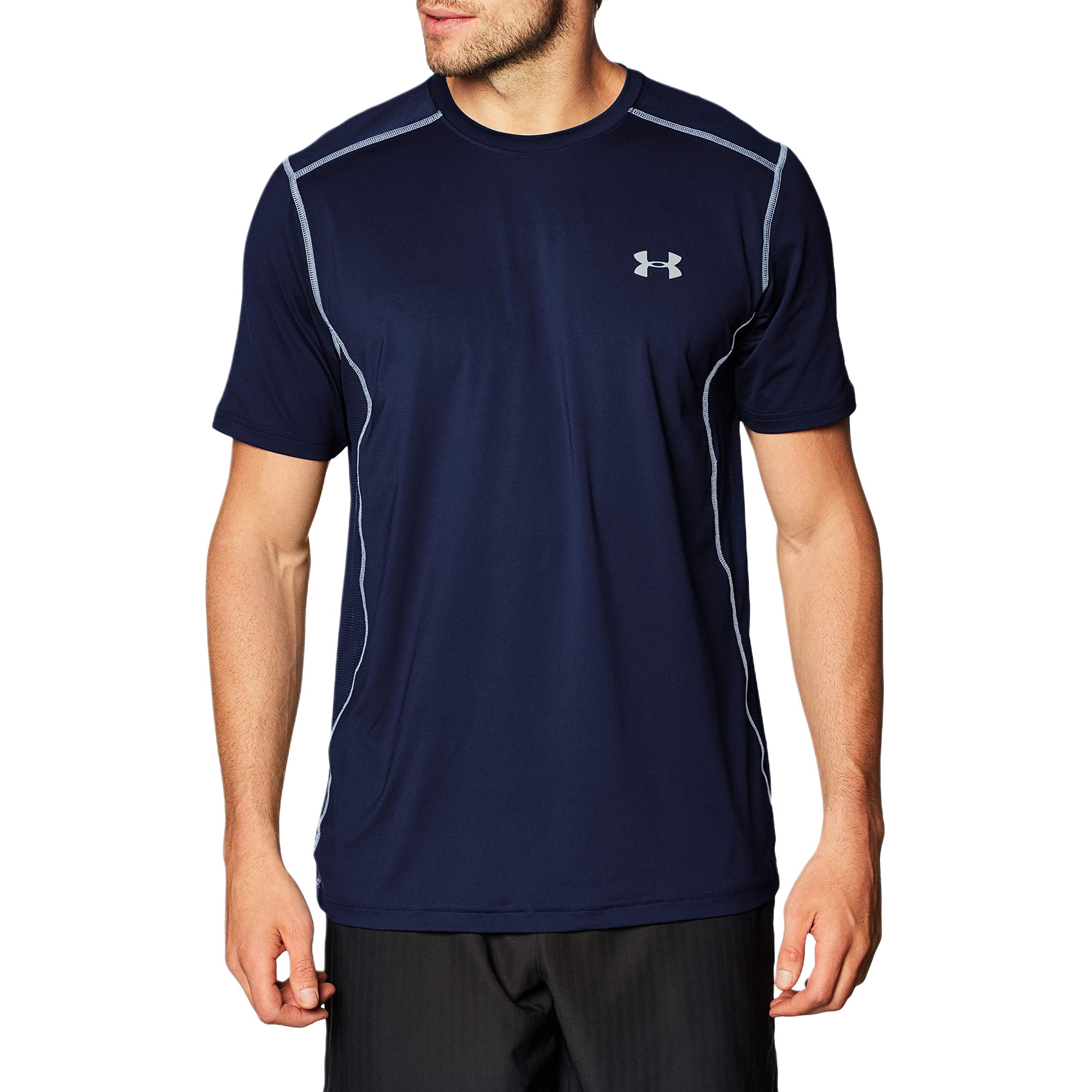 

Under Armour Raid Fashion Quick-Dry Short Sleeve T-Shirt Men Tops 1257466-410 XL