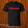 Heren- en Dames-T-shirts Heren T-shirt Mimaki Logo Korte Mouw Katoen Gemaakt in de VS