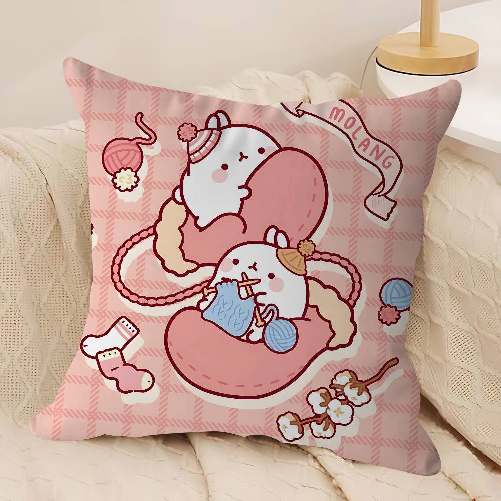 Figure M-Molang Customizable Soft Button Pin For Women Creative Jewelry Funny Badge Cartoon Lover Hat