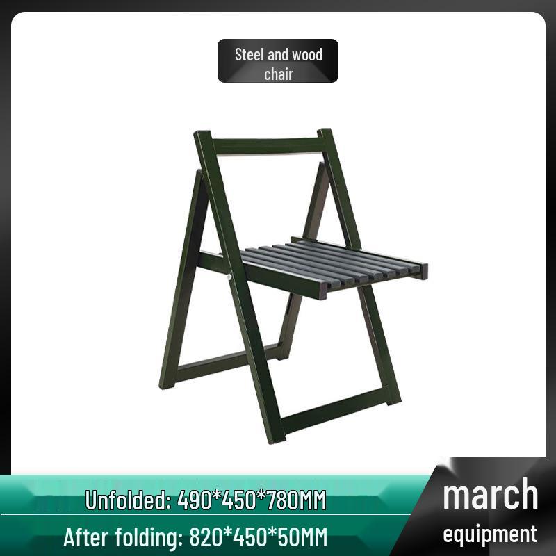 Portable Outdoor Folding Camping Table and Chair Set - Lightweight Steel & Plastic