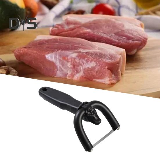 Stainless Steel Anti Rust Meat Slicer Labor Saving Ergonomic Design Food Cutter Kitchen Tools