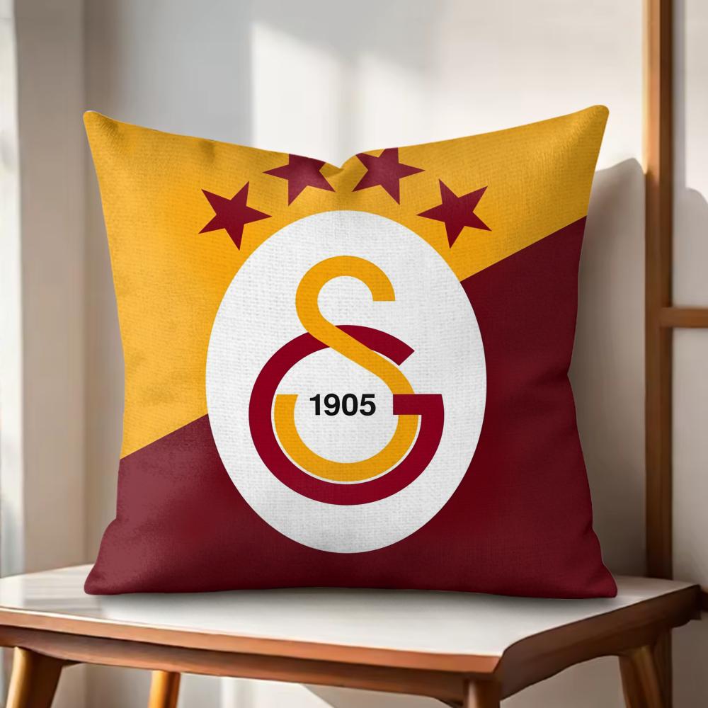 

Classic GGalatasarayS Cushion Cover Natural Linen Organic Fabric DoubleSided Printing Couch Pillow Covers Home Decor 30x30cm