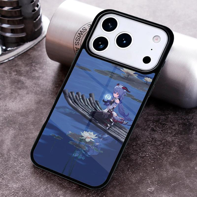 Ganyu Genshin Impact Phone Case for iPhone 17 16 15 Pro Max Air 14 13 12 11 Plus Shockproof Cover